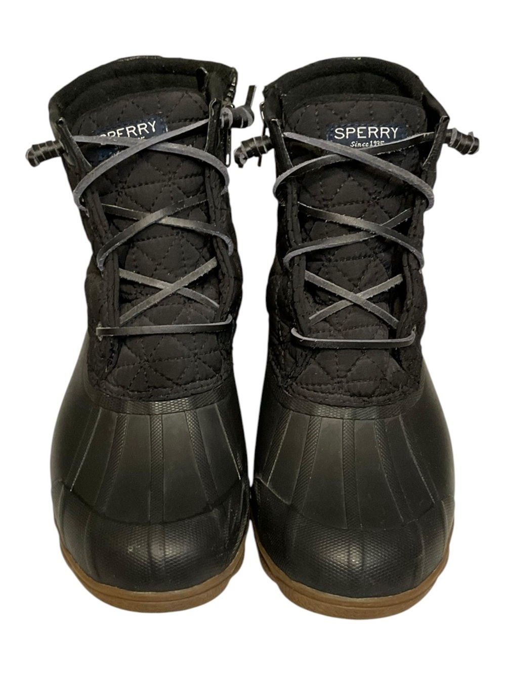 SPERRY Women’s Black Saltwater Boots Size 7